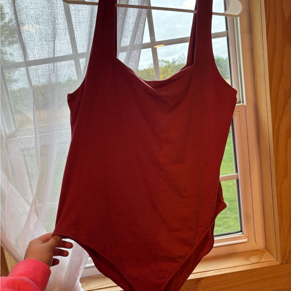 Old Navy Red Bodysuit